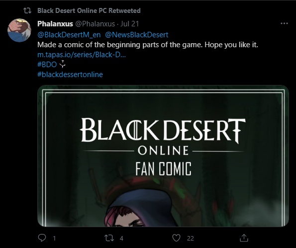 black desert fan content twitter