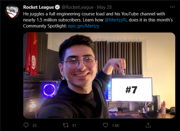 rocket league monthly community spotlight