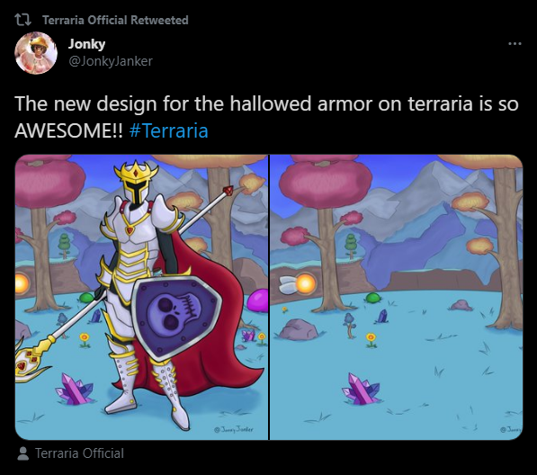 terraria social media